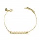 Bracelet dorees or fin 24 carats
